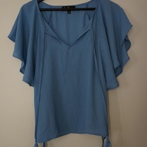 Lulus Romantic Blue Top